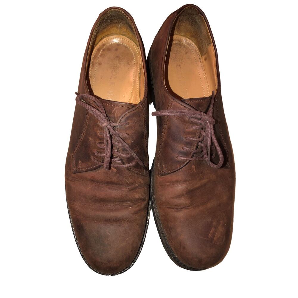Cole Haan Men Shoe Size 12M Brown Oxford Dress Pre Owned‎ C00068